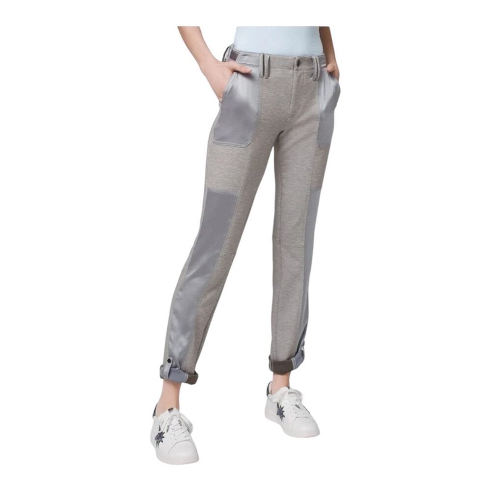 WHBM WKND Gray Pants The Straight Crop Size 12‎